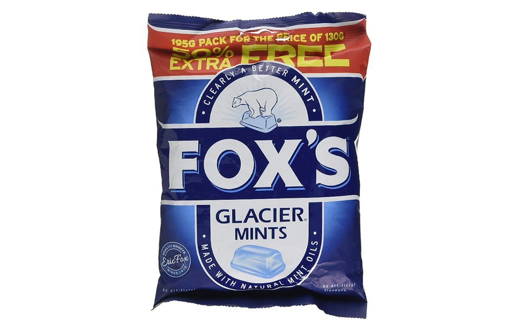 Fox'S Glacier Mints    Pack  195 grams